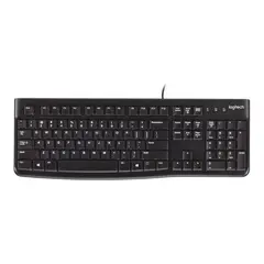 LOGITECH - Teclado K120 Qwerty Español Color Negro