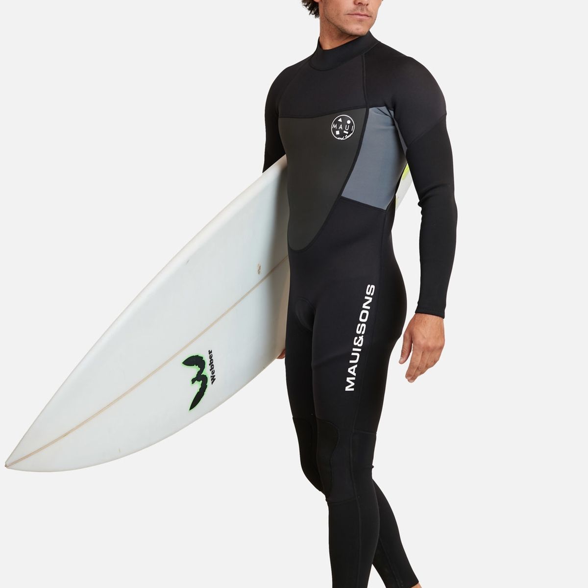 MAUI AND SONS - Traje Agua Prupel  Negro Hombre Maui And Sons