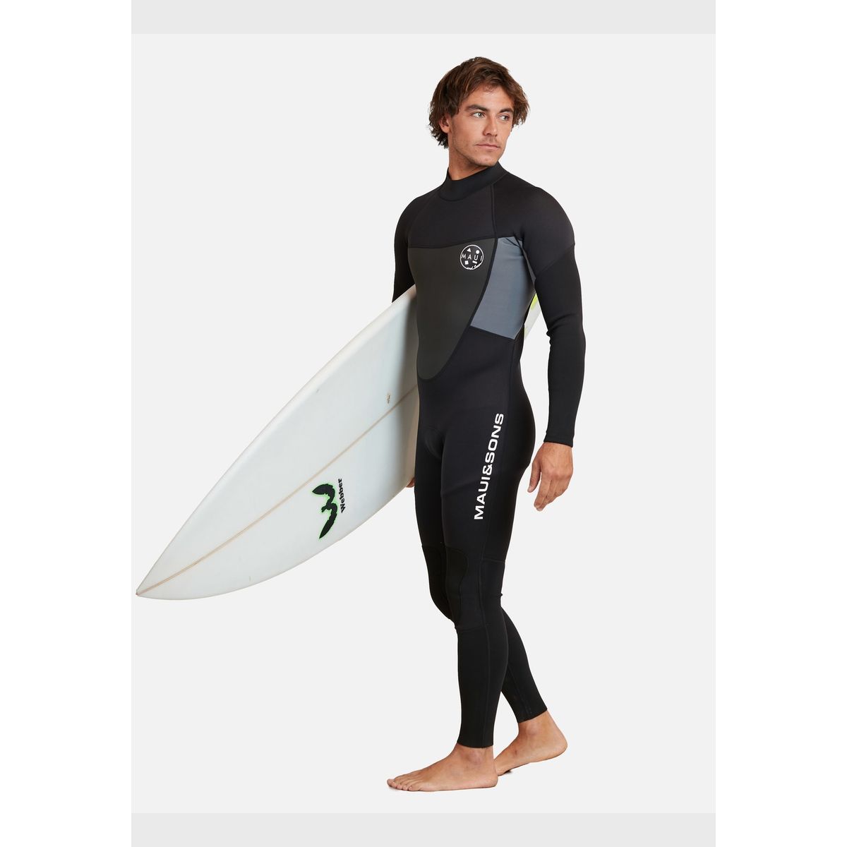 MAUI AND SONS - Traje Agua Prupel  Negro Hombre Maui And Sons