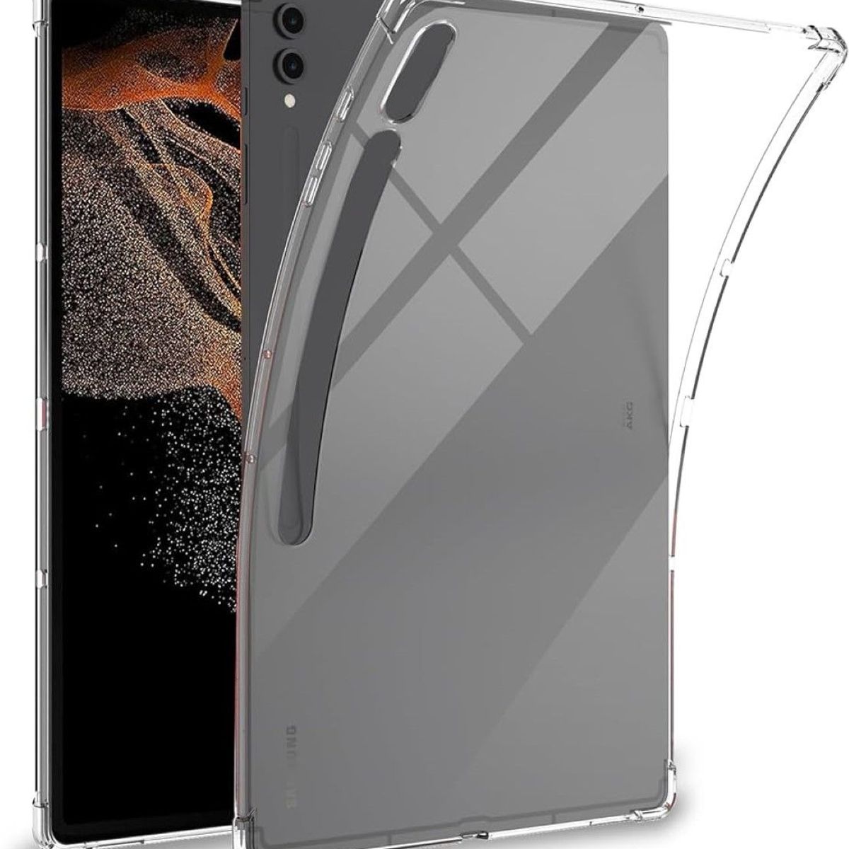 GENERICO - Carcasa Transparente Para Samsung Tab S9 Plus/ S9 Fe+ 12.4 Reforzada