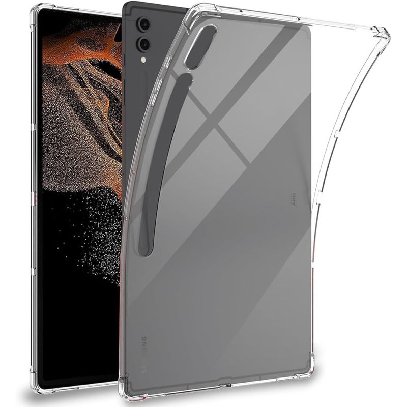 GENERICO - Carcasa Transparente Para Samsung Tab S9 Plus/ S9 Fe+ 12.4 Reforzada