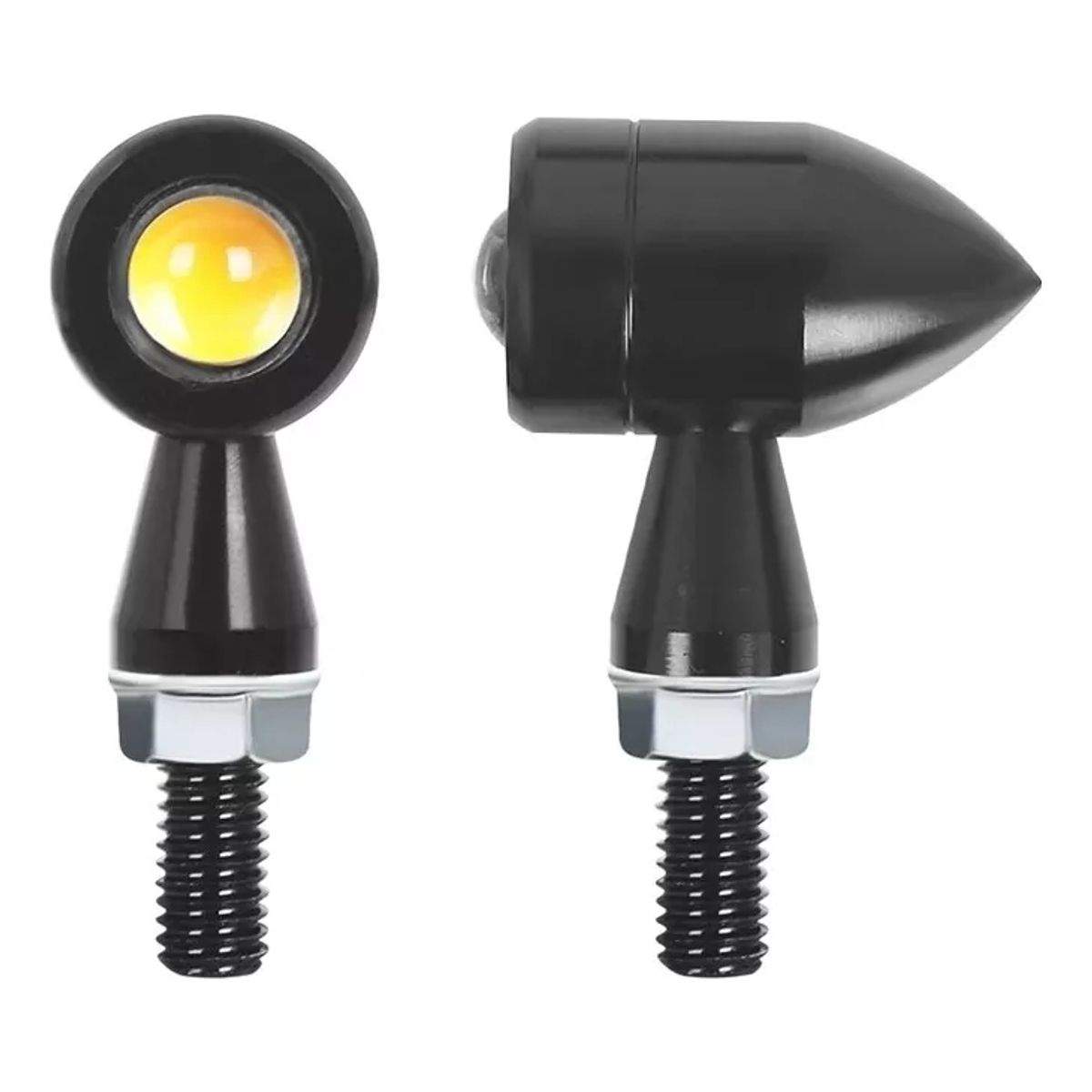 GENERICO - x2 Intermitentes Moto Led Mini Cafe Racer Bobber Brat Custom