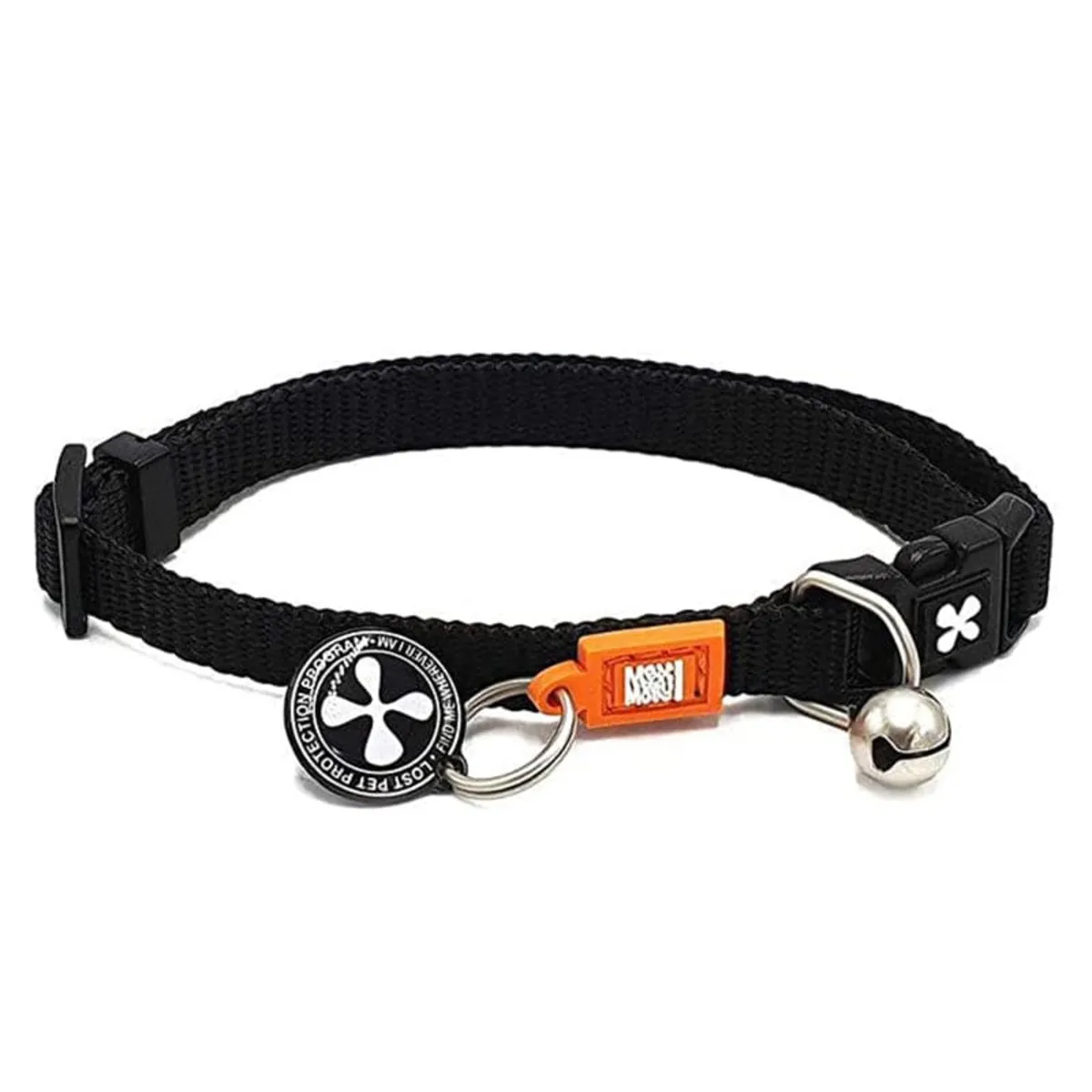 MAX & MOLLY - Collar Gato Smart Id 1-4kg Pure Black Max and Molly