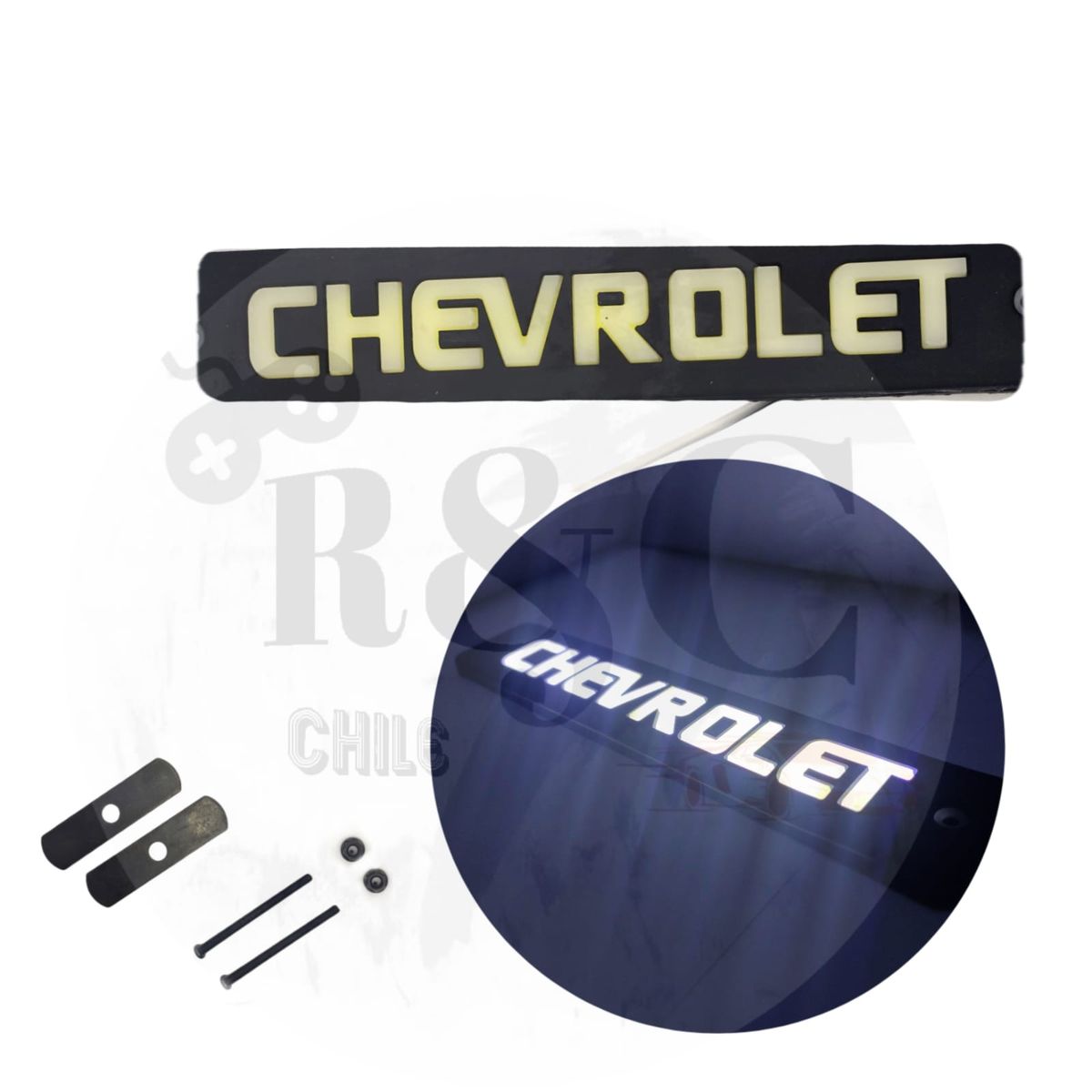 GENERICO - Led Decorativo Emblema Led Auto Apernado 12v 0716