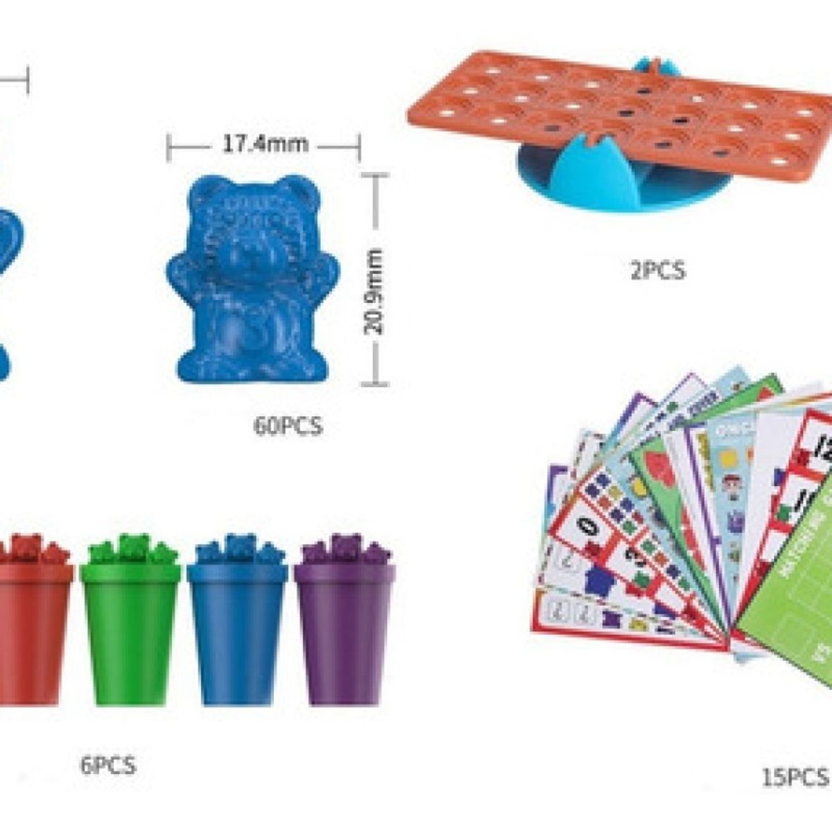 ONSHINE - Ositos Oso Cuentas Con Patrones Onshine