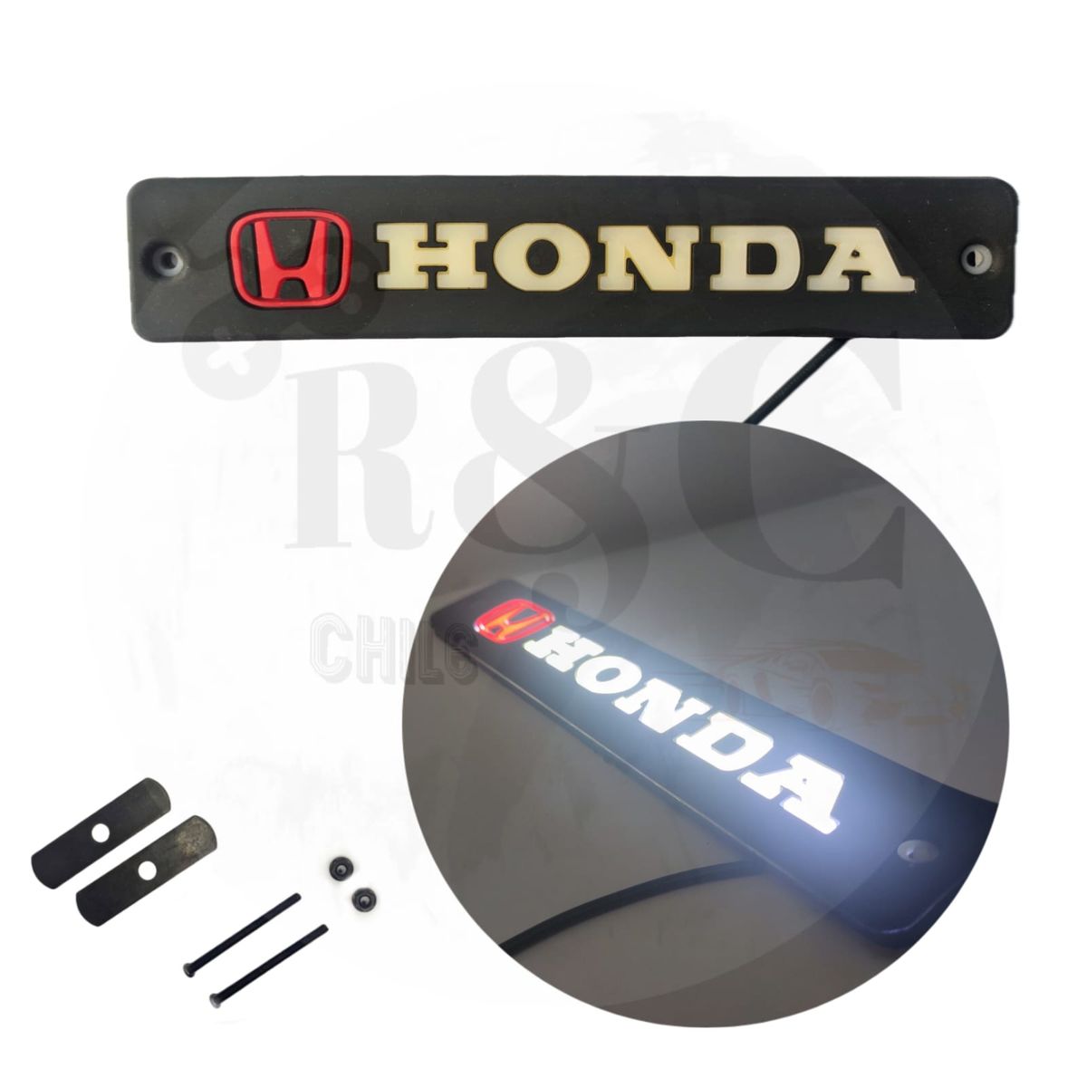 GENERICO - Led Decorativo Emblema Led Auto Apernado 12v 0720