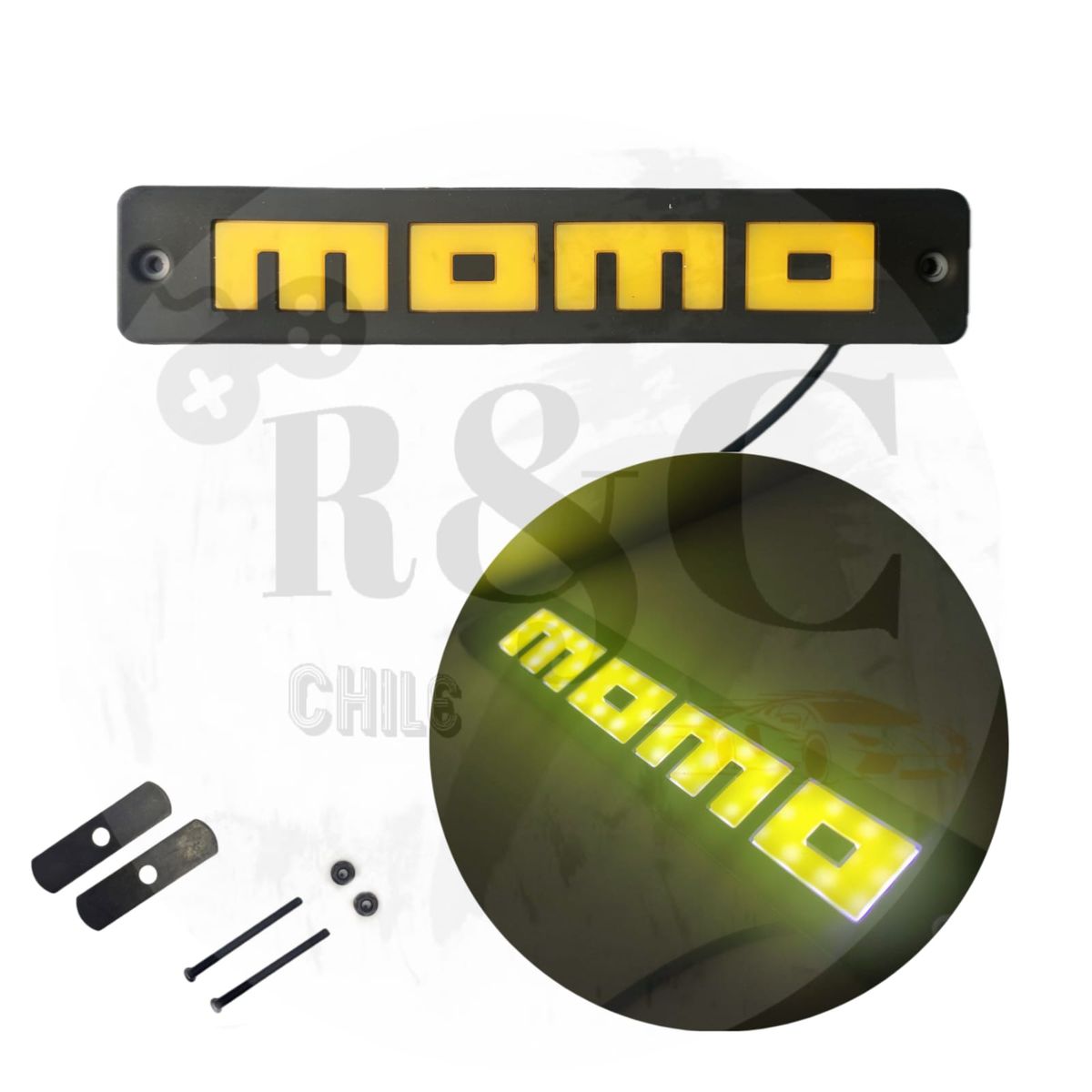 GENERICO - Led Decorativo Emblema Led Auto Apernado 12v 0719