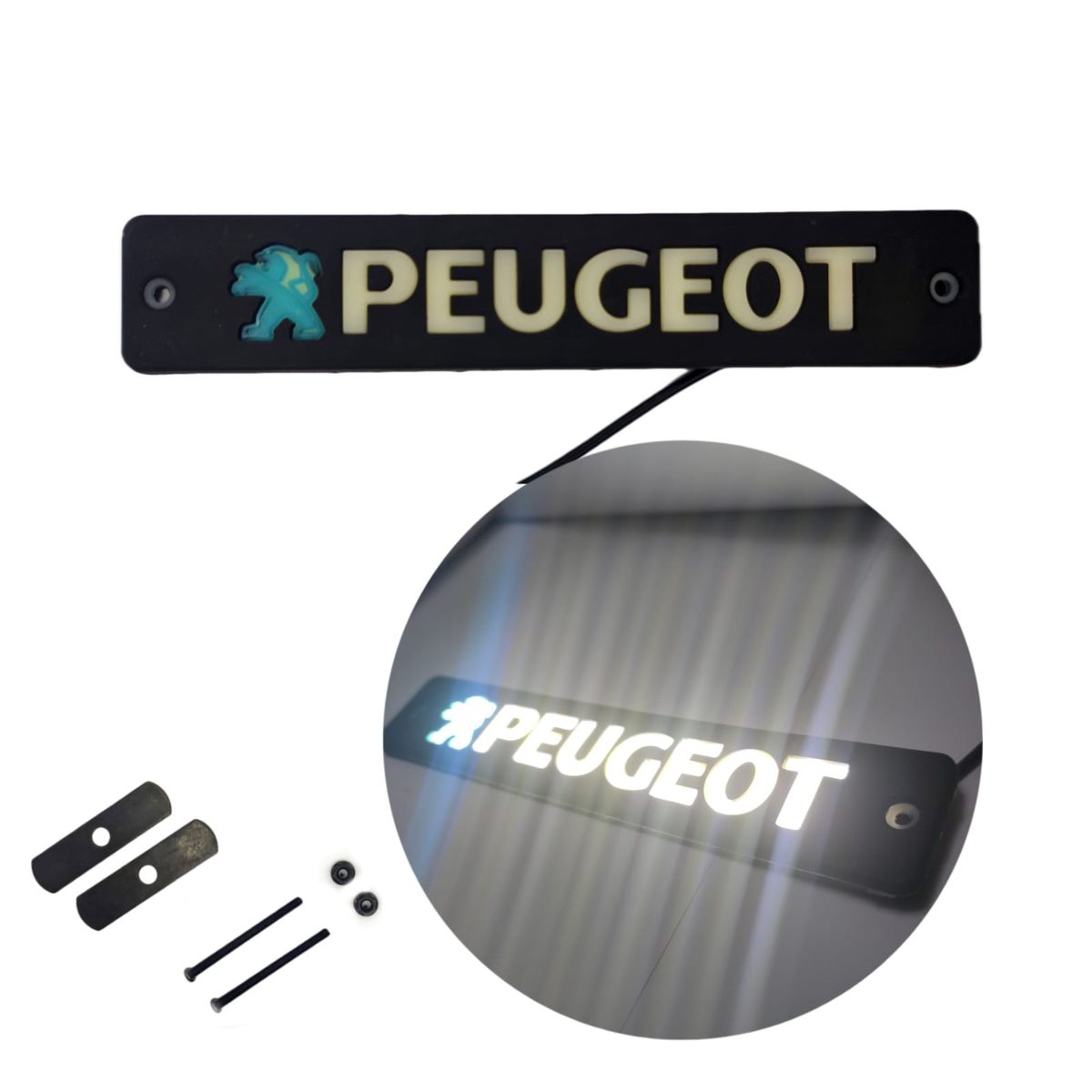 GENERICO - Led Decorativo Emblema Led Auto Apernado 12v 0717