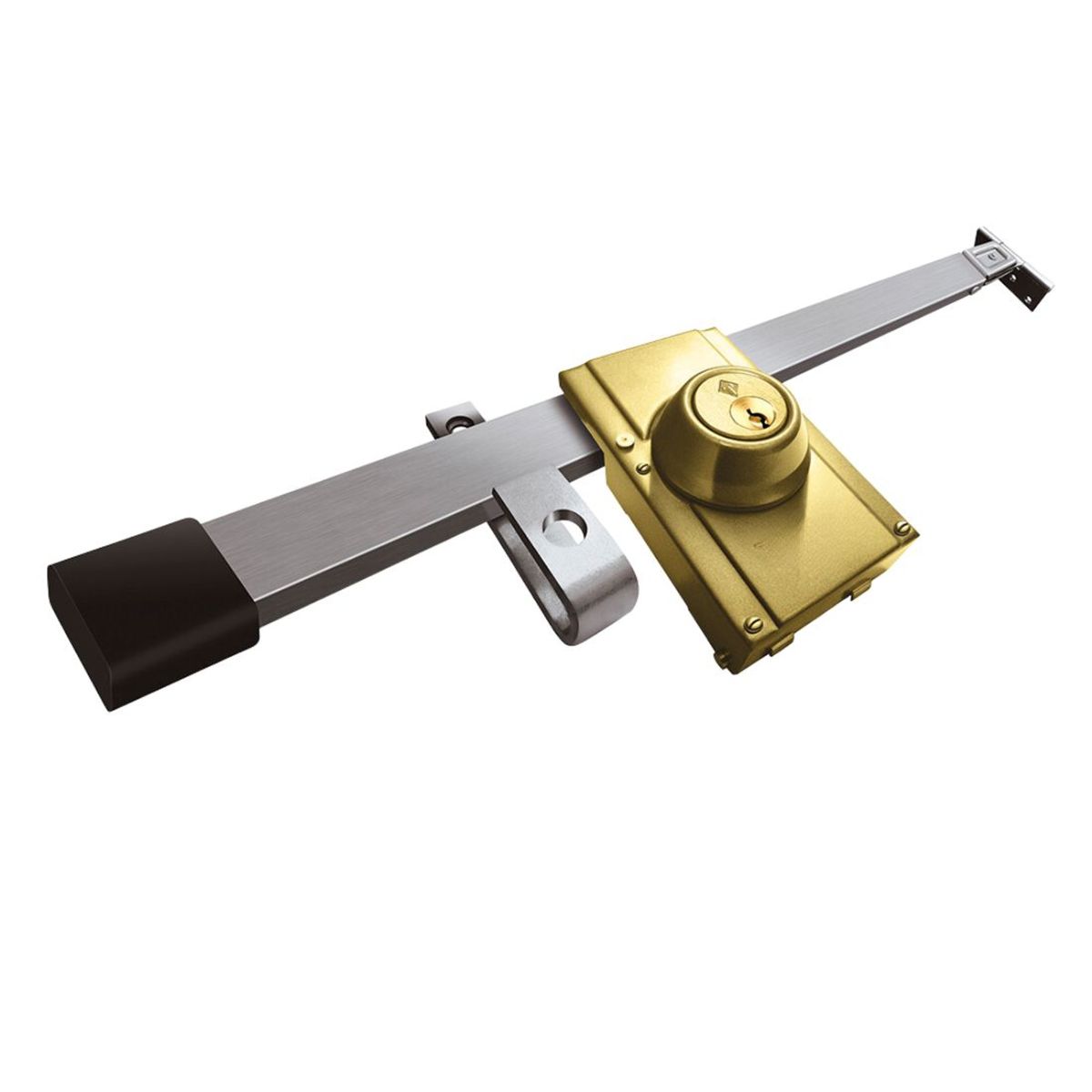 BAZUCA - Cerradura con barra de seguridad anti vandálica para puerta principal