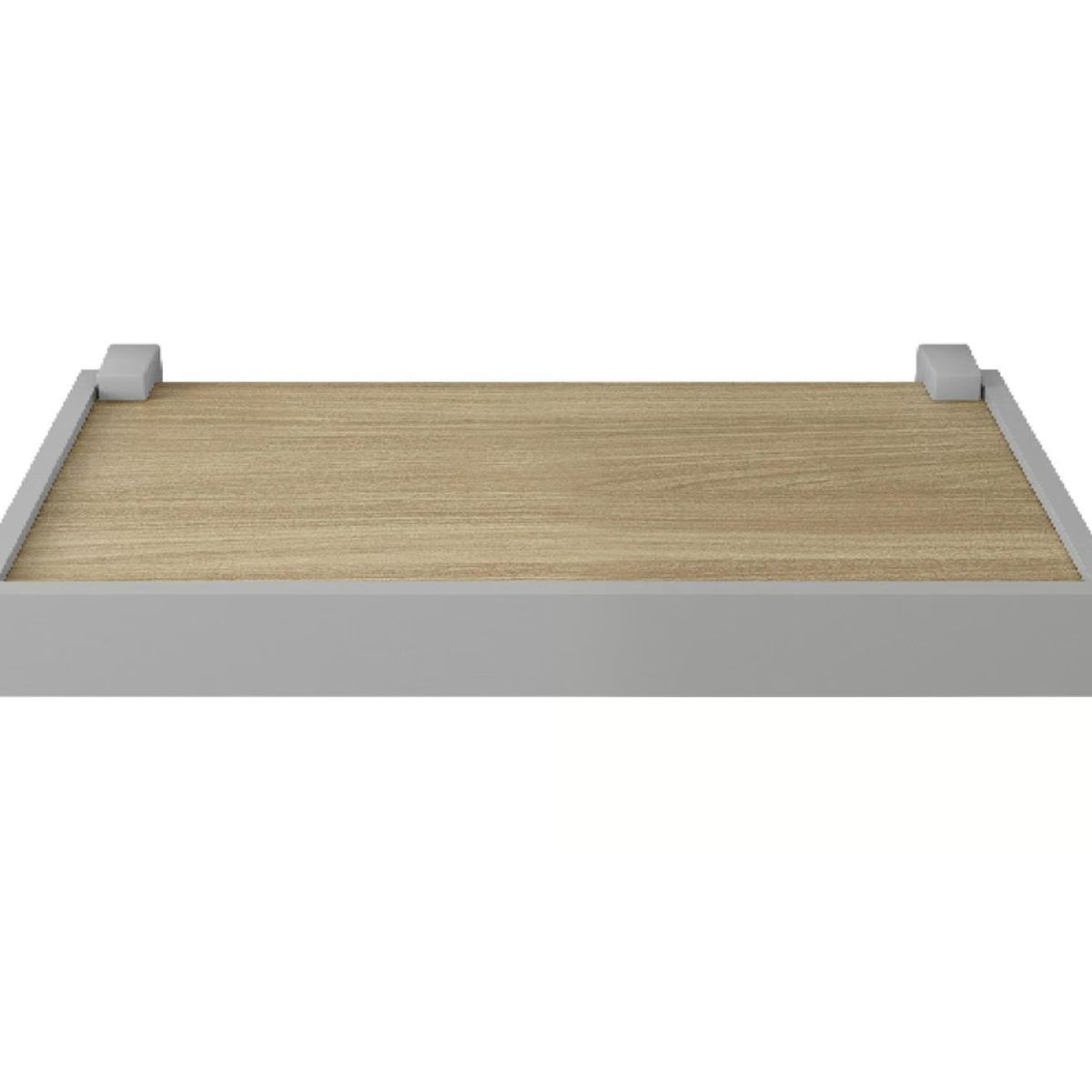 BE DESIGN - Repisa Duetto Miel Con Borde Gris