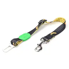 GENERICO - Cinturón De Seguridad Perros Ajustable 48-70cm Banana