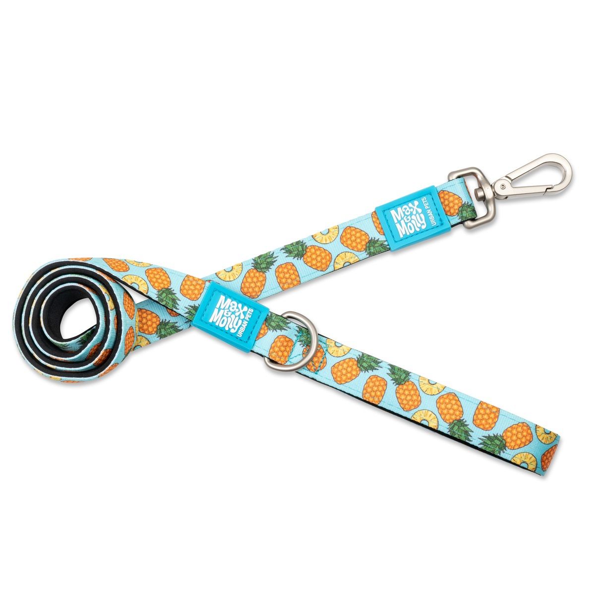 MAX & MOLLY - Correa Perro M Sweet Pineapple 2 cm x 1,2 mt Max and Molly