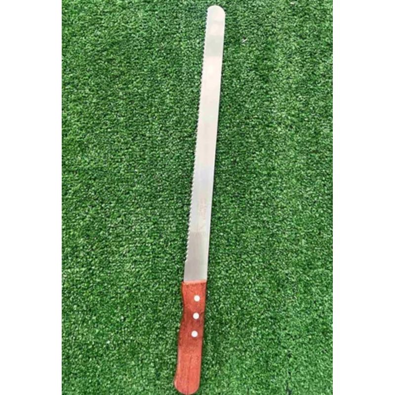 GENERICO - Cuchillo De Sierra Cocina Acero Inoxidable 42Cm
