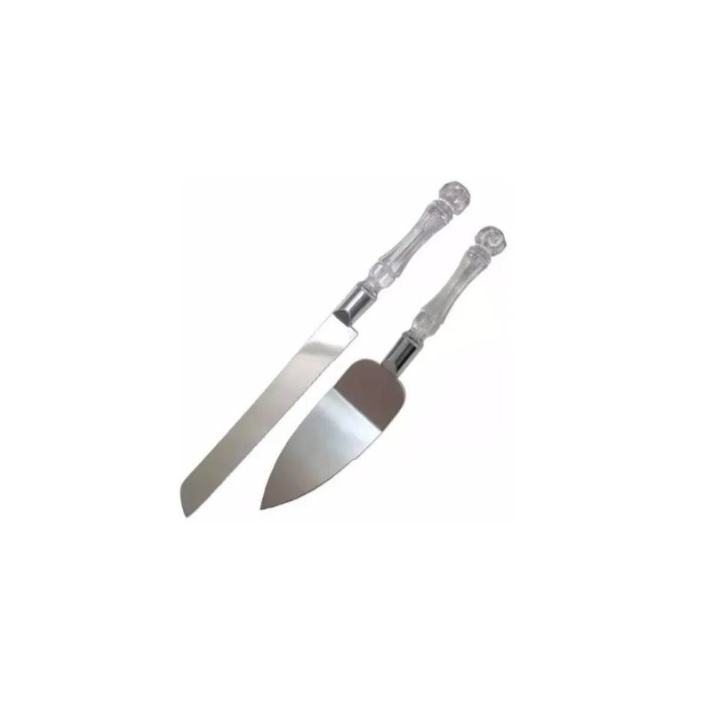 GENERICO - Set Cuchillo Y Espátula Para Torta - Matrimonio -Repostería