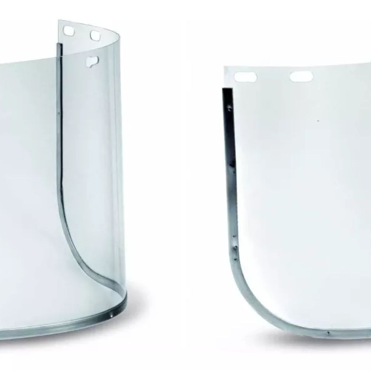 GENERICO - Oferta 2 Repuestos De Escudo Facial 8x16  De Policarbonato