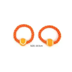 GENERICO - Juguete Para Perros Color Naranja Con Pelota 10cm