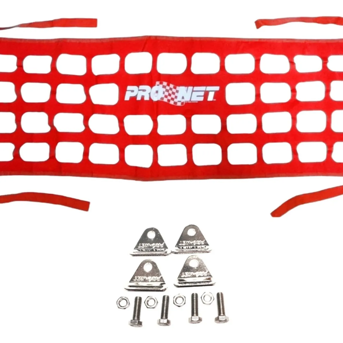 GENERICO - Malla Pick Up Deportiva Red Camioneta Universal Tuning ROJO