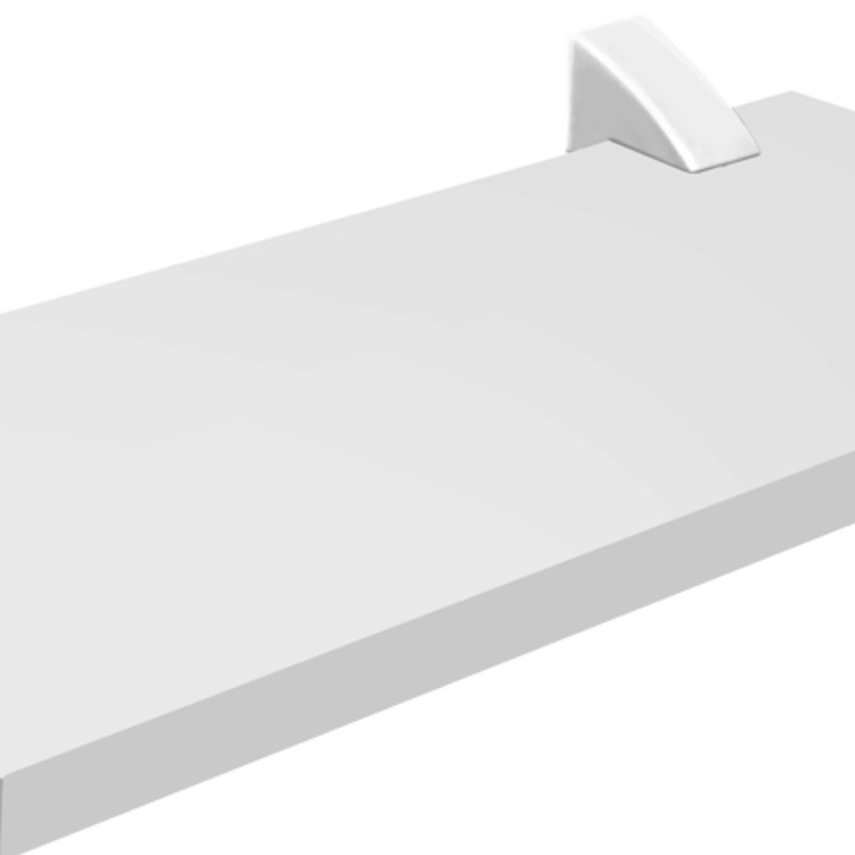 BE DESIGN - REPISAS CONCEPT60 BLANCO PACK x2