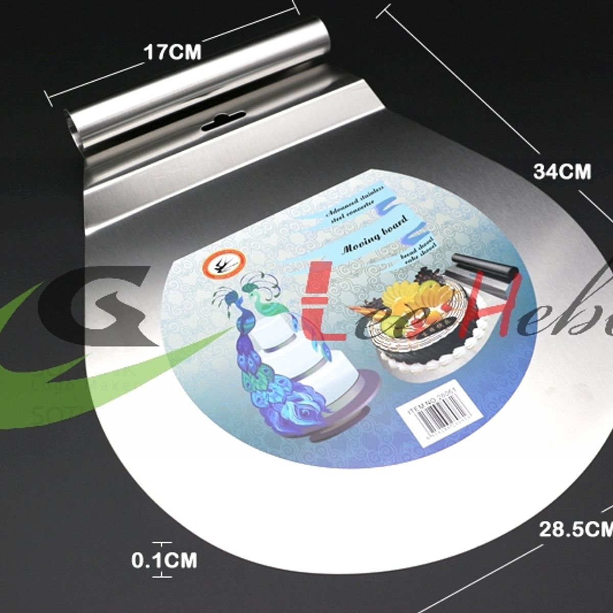 GENERICO - Espatula Toma Torta Acero Reposteria 34Cm
