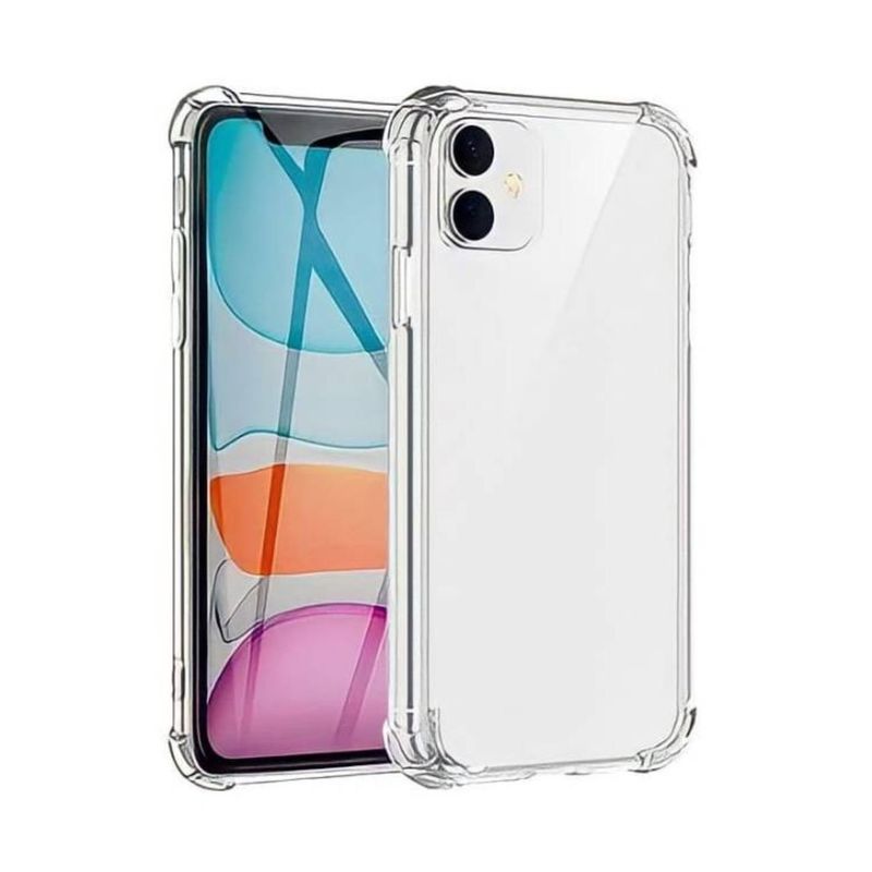 GENERICO - Carcasa transparente reforzada antigolpes para iphone 12