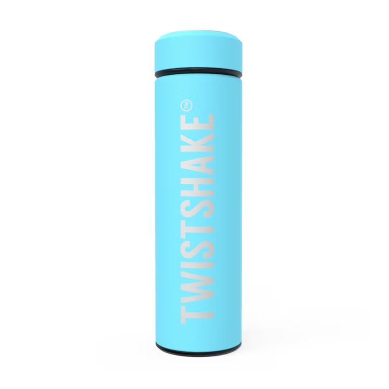 TWISTSHAKE - Termo para agua Hot  Cold 420ml Celeste