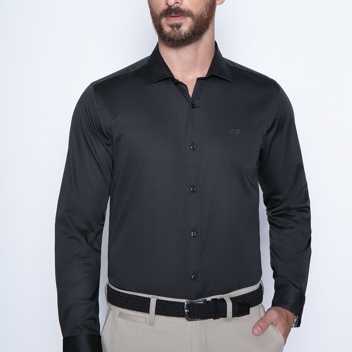 FEROUCH - Camisa Smart Casual Dublin Gris Ferouch