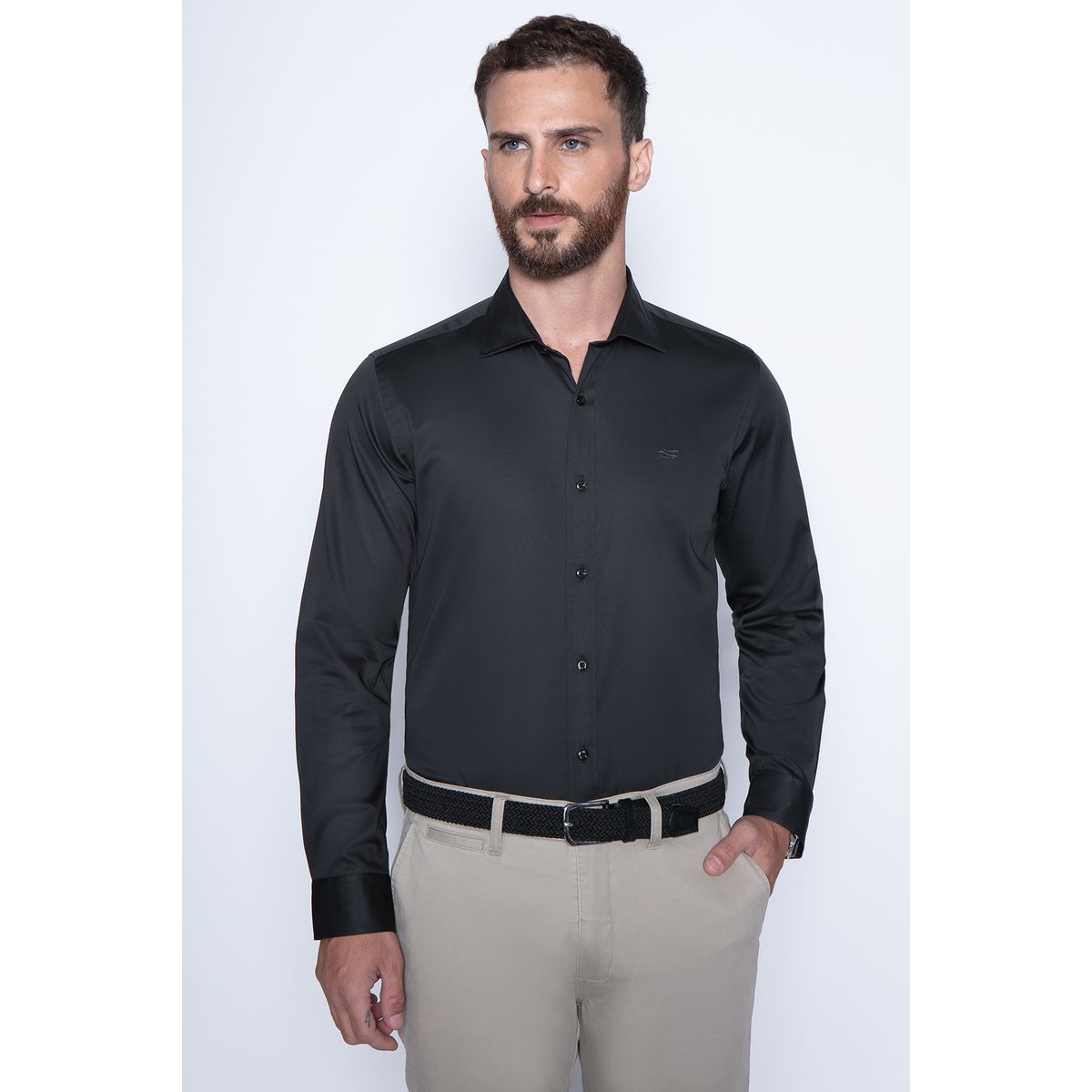 FEROUCH - Camisa Smart Casual Dublin Gris Ferouch