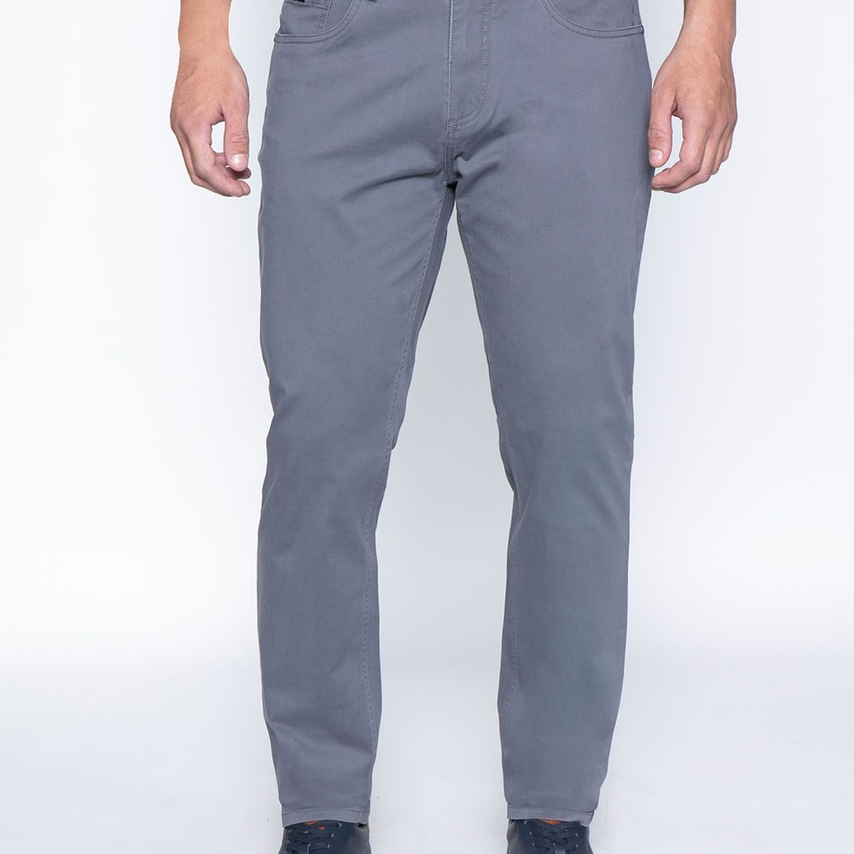 FEROUCH - Pantalon Five Pocket Gris Ferouch