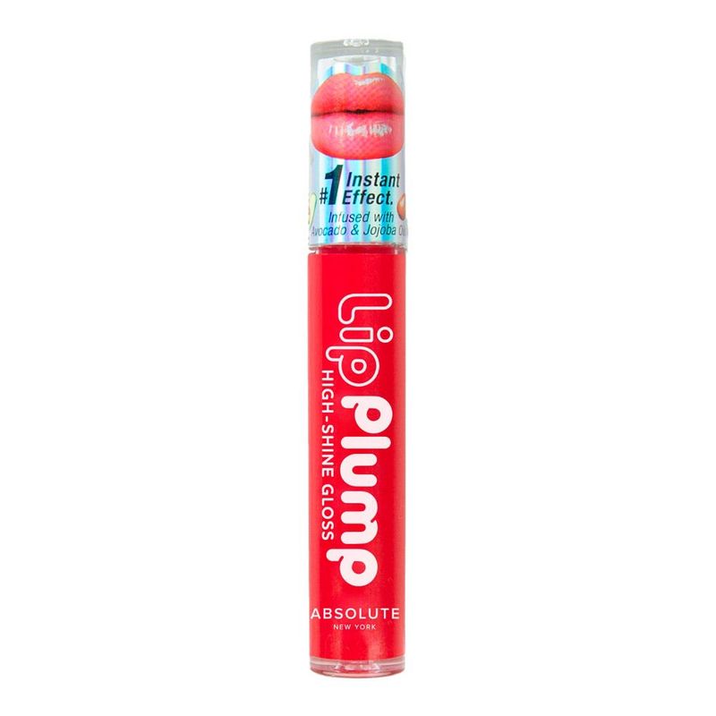 ABSOLUTE NEW YORK - Brillo Labial Lip Plump High-Shine Gloss Cherry