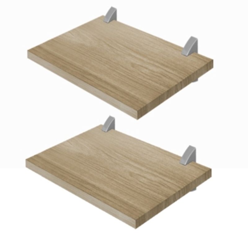 BE DESIGN - REPISAS CONCEPT60 ROBLE PACK x2