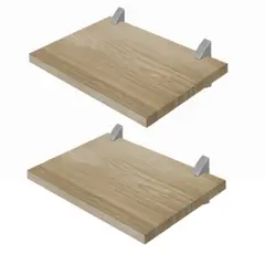 BE DESIGN - REPISAS CONCEPT60 ROBLE PACK x2