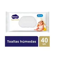 BABYSEC - 12 Toallas Humedas Super Premium