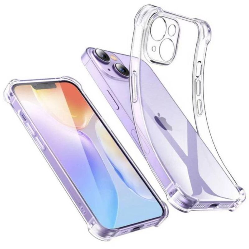 GENERICO - Carcasa transparente reforzada antigolpes para iphone 14
