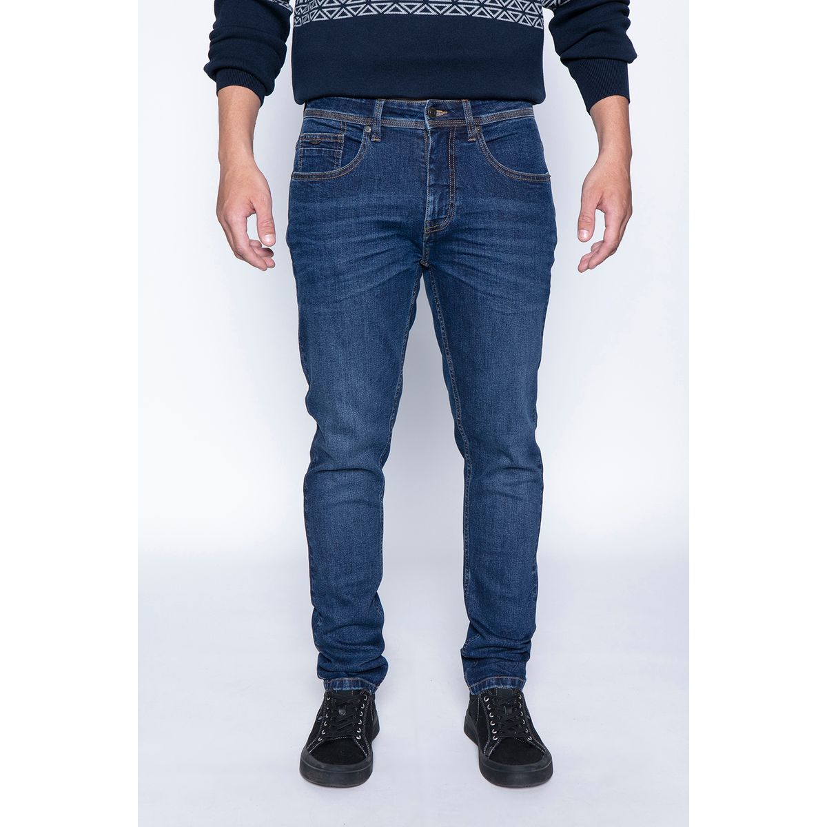 FEROUCH - Jeans Basico Auburn Fj Azul Ferouch