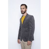Blazer Corduroy Sport Fj Gris