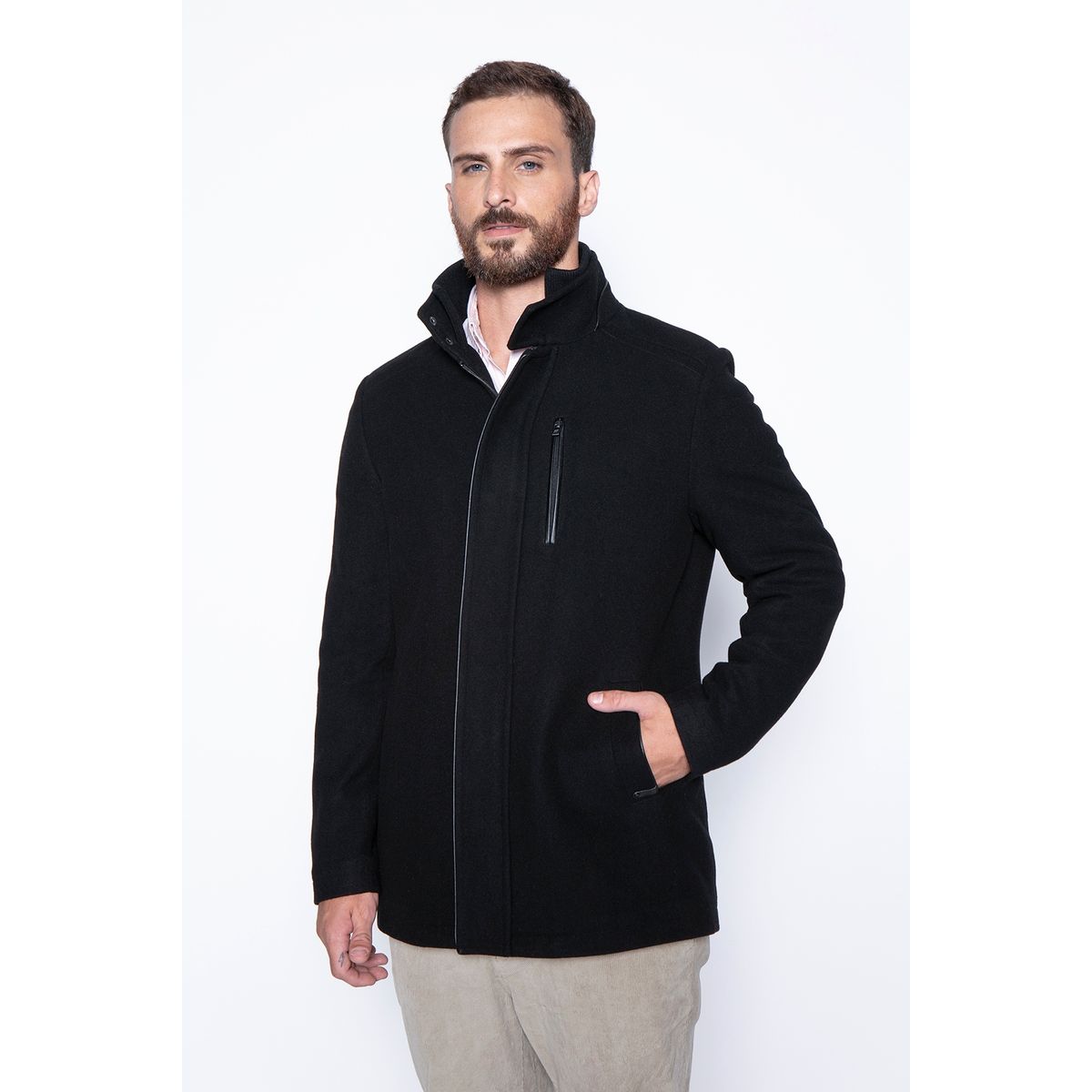 FEROUCH - Abrigo Arligton Negro Ferouch