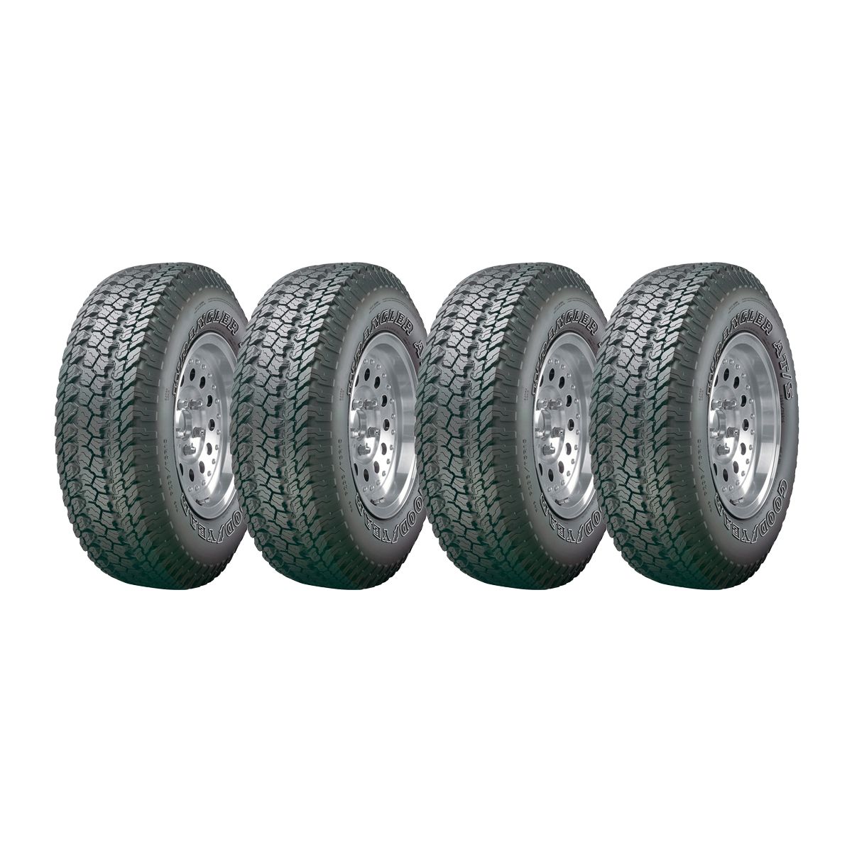 GOODYEAR - SET 4 NEUMATICOS GOODYEAR 205/75 R14 98Q WRANGLER AT/S M+S