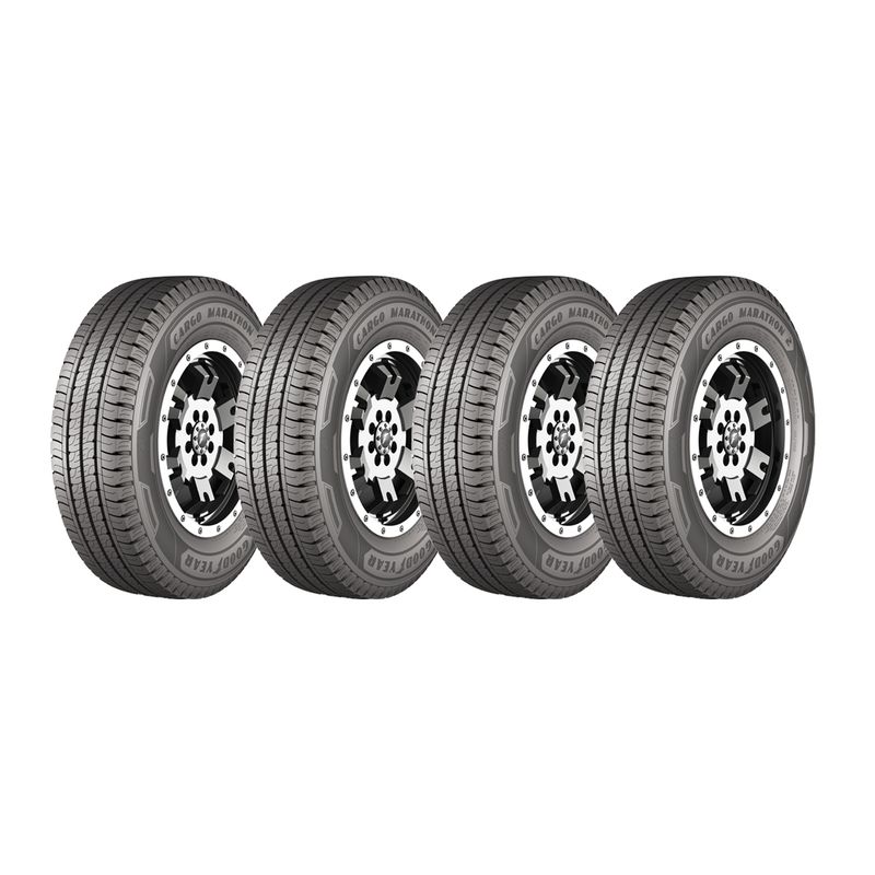 GOODYEAR - SET 4 NEUMATICOS GOODYEAR 185 R14C 102/100R CARGO MARATHON 2