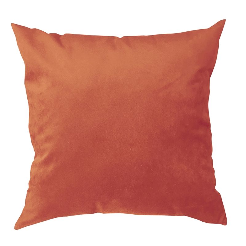 PALERMO - COJIN VELVET NARANJO 40X40 CM