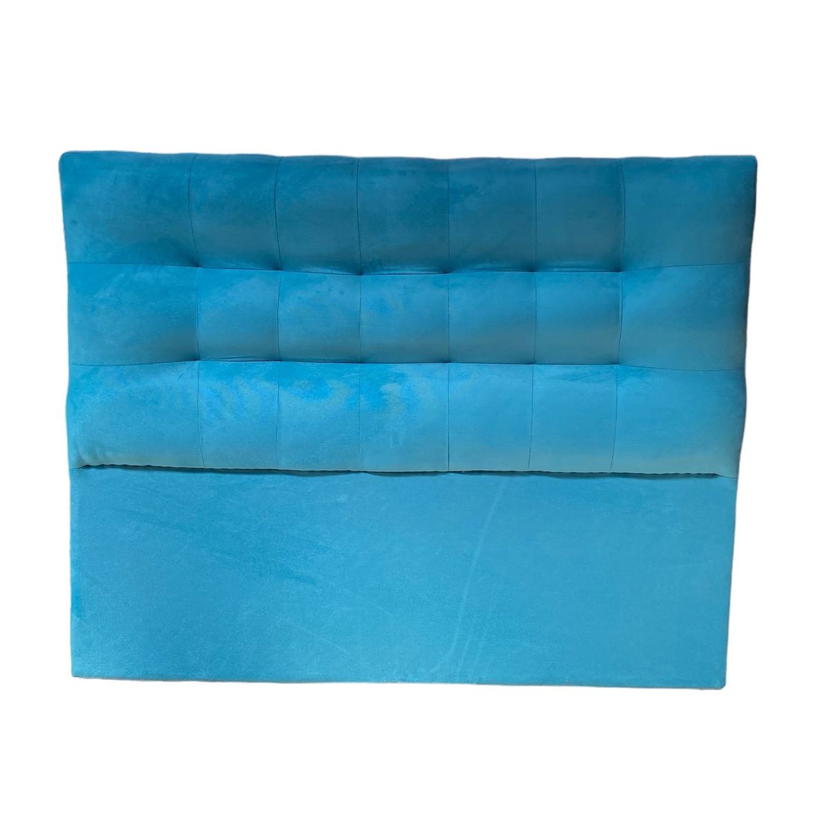 GENERICO - Respaldo De Cama King Valencia Felpa Turquesa