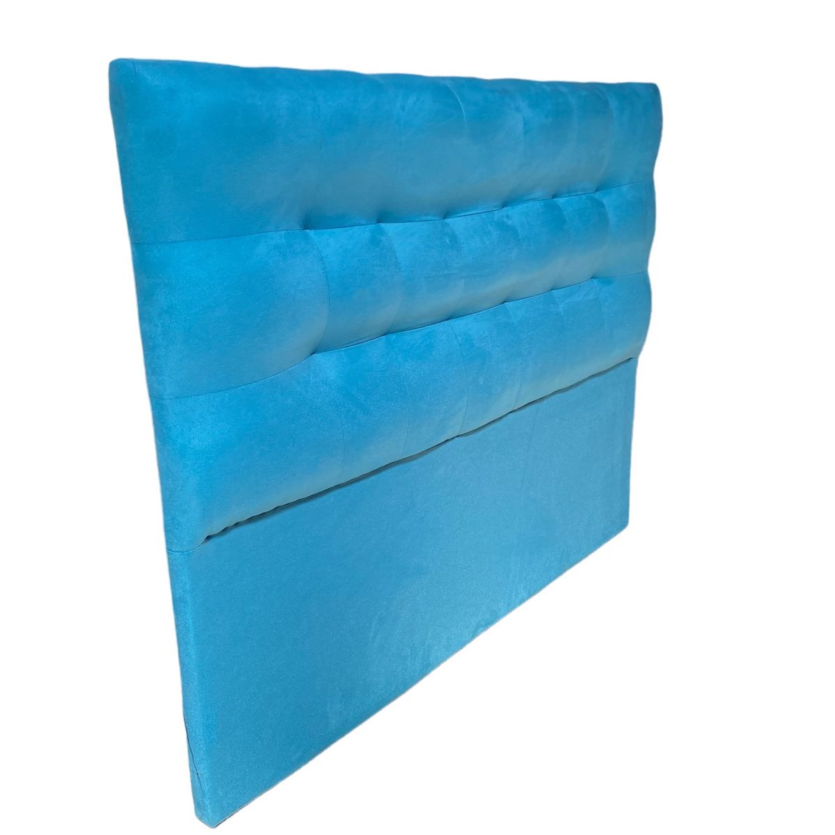 GENERICO - Respaldo De Cama King Valencia Felpa Turquesa
