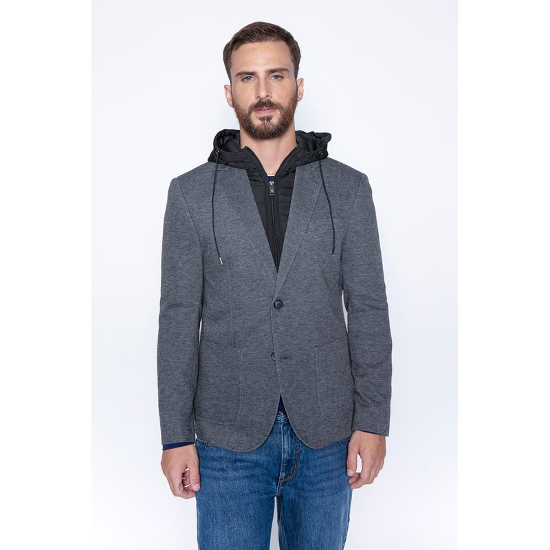 FEROUCH - Blazer Knitted Ohio Fj Gris Ferouch