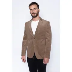 FEROUCH - Blazer Corduroy Sport Fj Café