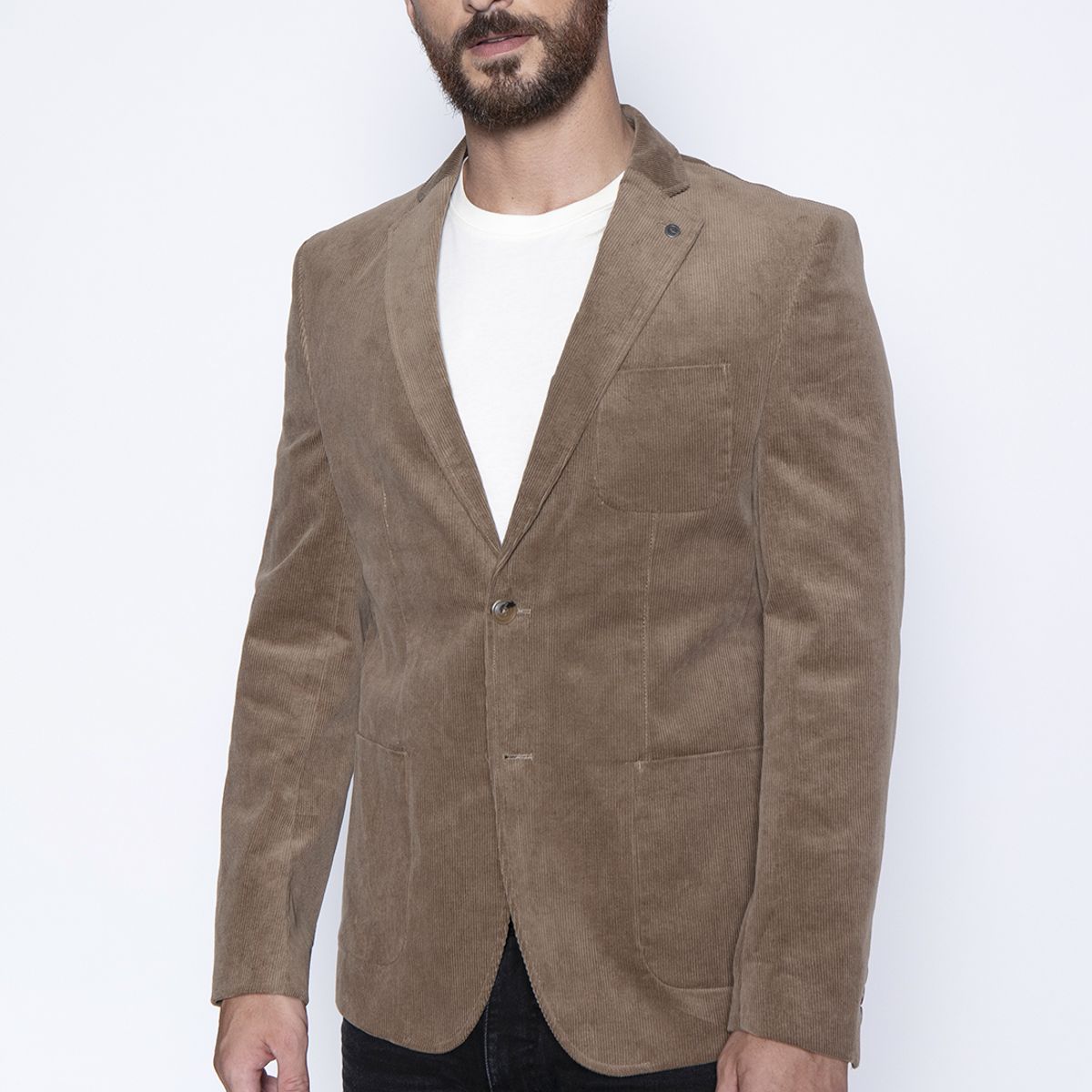 FEROUCH - Blazer Corduroy Sport Fj Café Ferouch