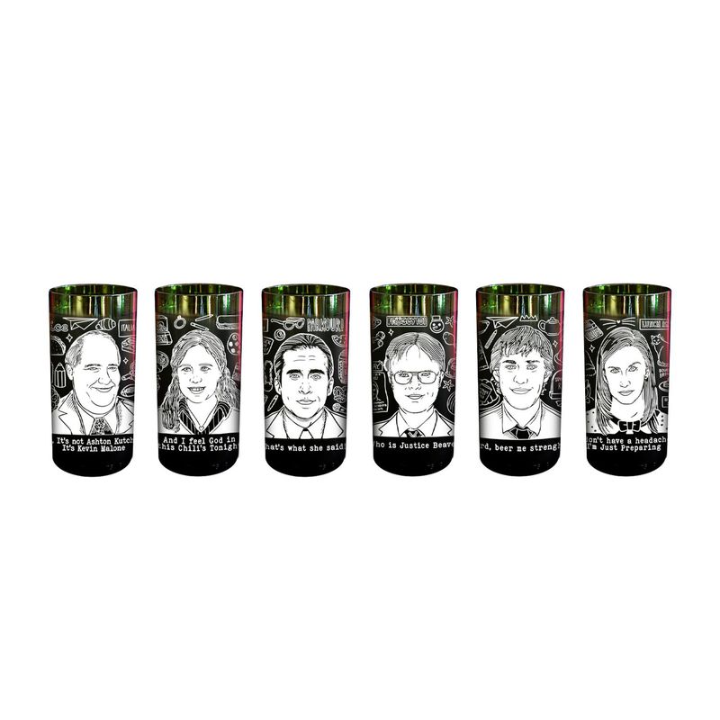 GREEN GLASS - La Ofis - Juego de 6 vasos