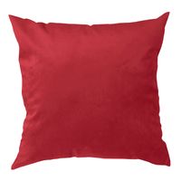 COJIN VELVET ROJO 40X40 CM