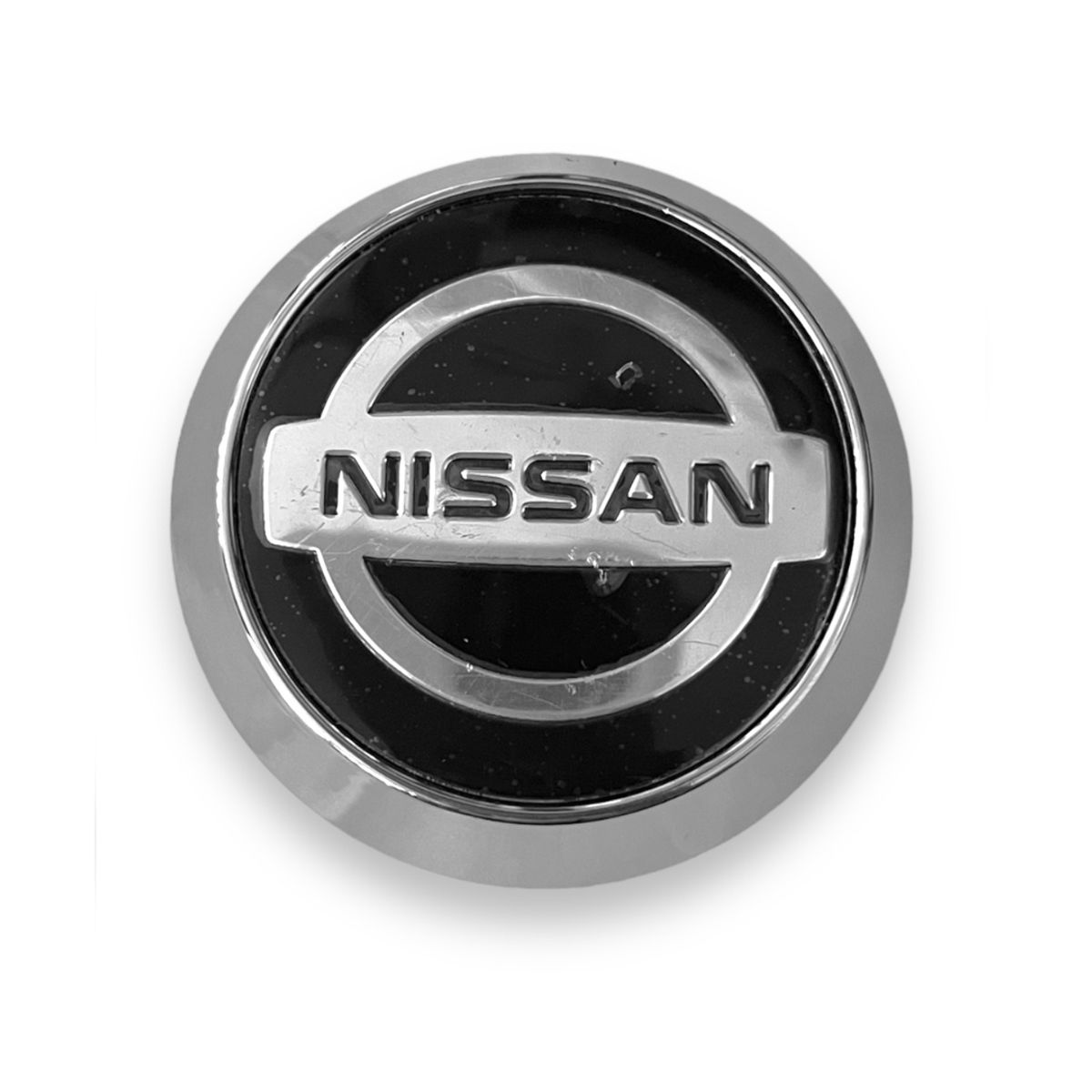 GENERICO - X1 Tapa Centro Llanta Auto NISSAN 56MM Negra CON Logo
