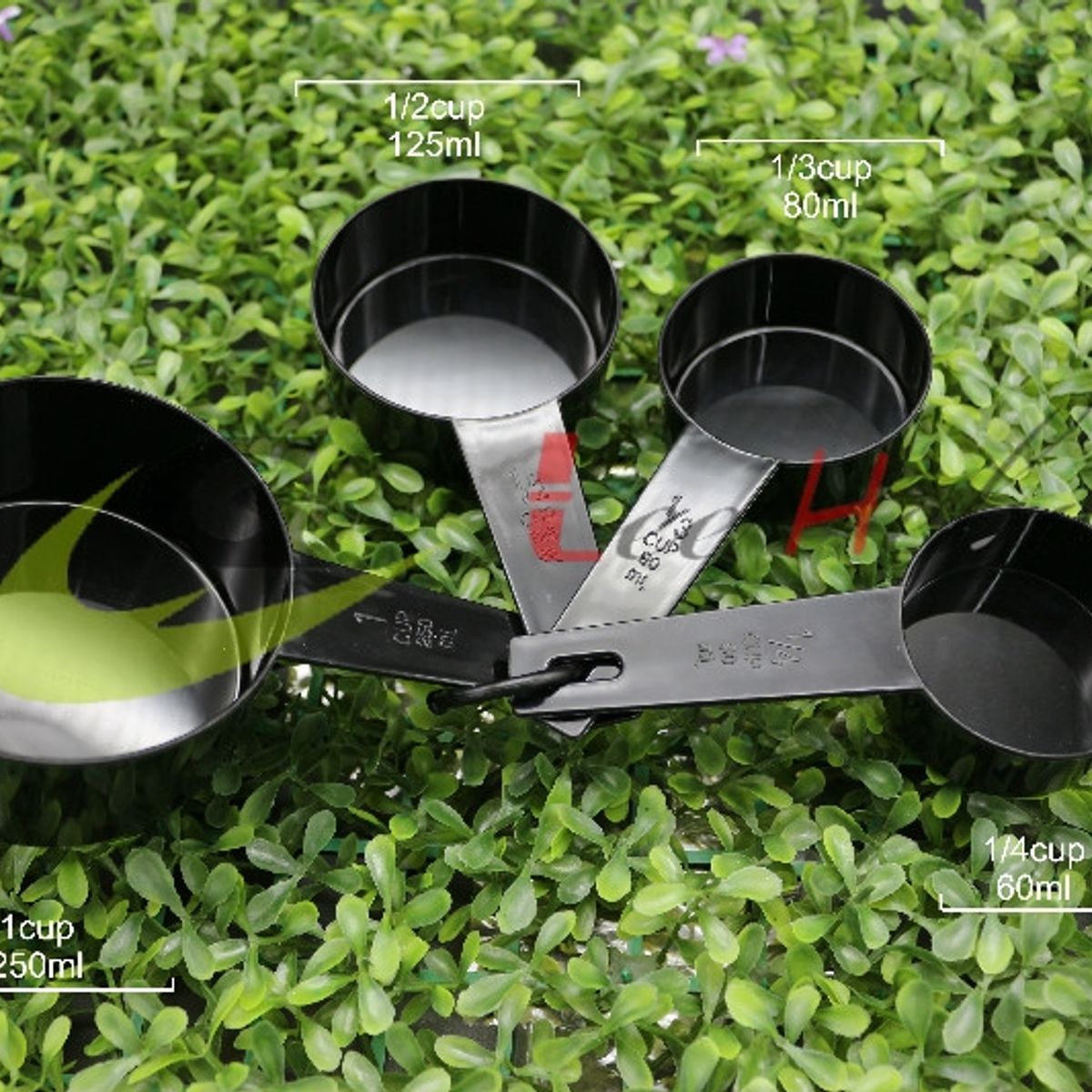 GENERICO - Cucharas Medidoras 4 Piezas Reposteria Cocina