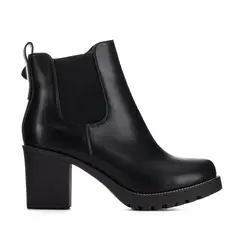 WEIDE - Botin Negro Casual Mujer ZS37