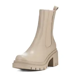 WEIDE - Botin Beige Casual Mujer ZS22